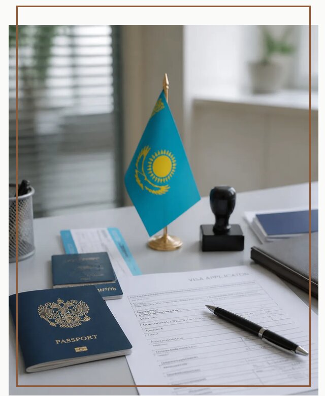 Оформление визы в Казахстан для поездки и работы в Челябинске